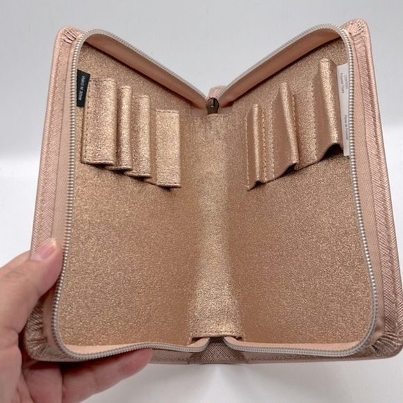 Sephora Rose Gold Make Up Case Bag with Zipper Closure - Picture 6 of 10